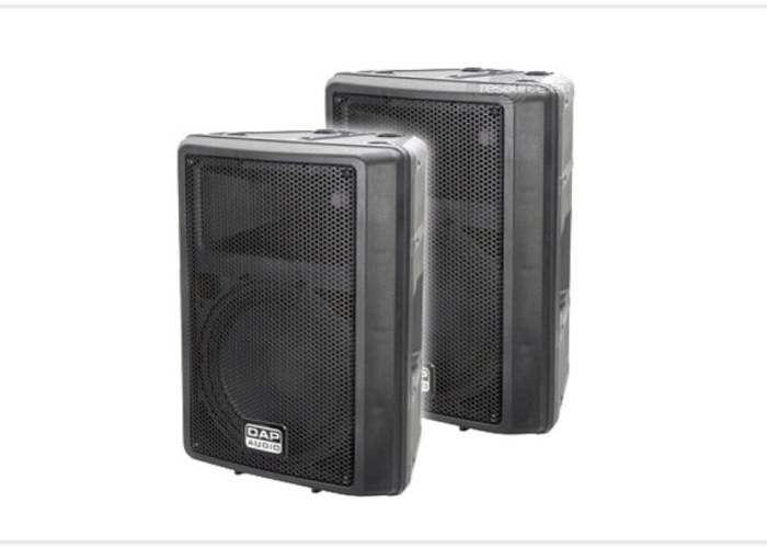 Professional P A Speakers Set PNG image