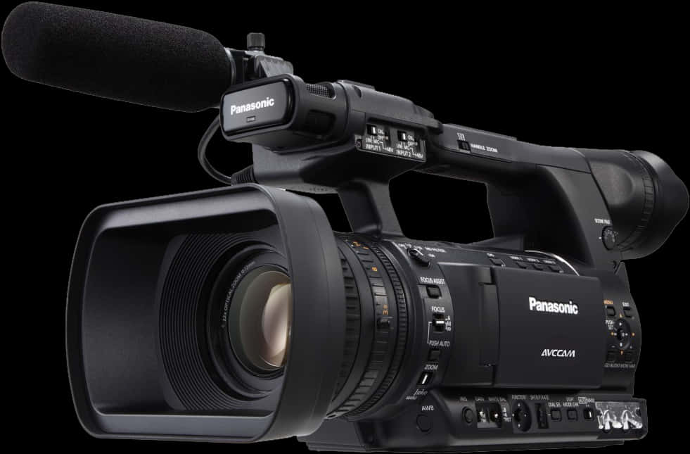 Professional Panasonic Camcorder PNG image