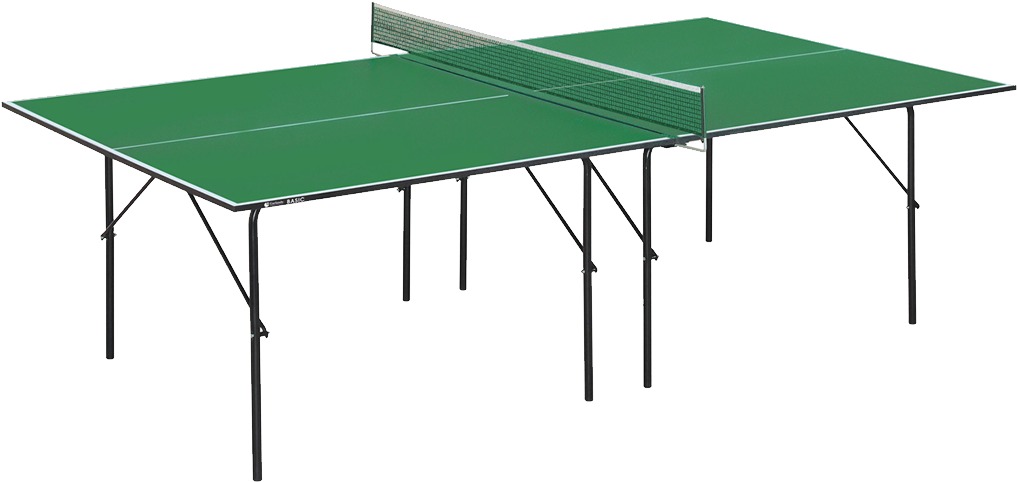 Professional Ping Pong Table Setup PNG image