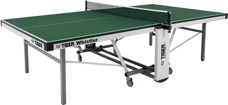 Professional Ping Pong Table T I G E R Whistler PNG image