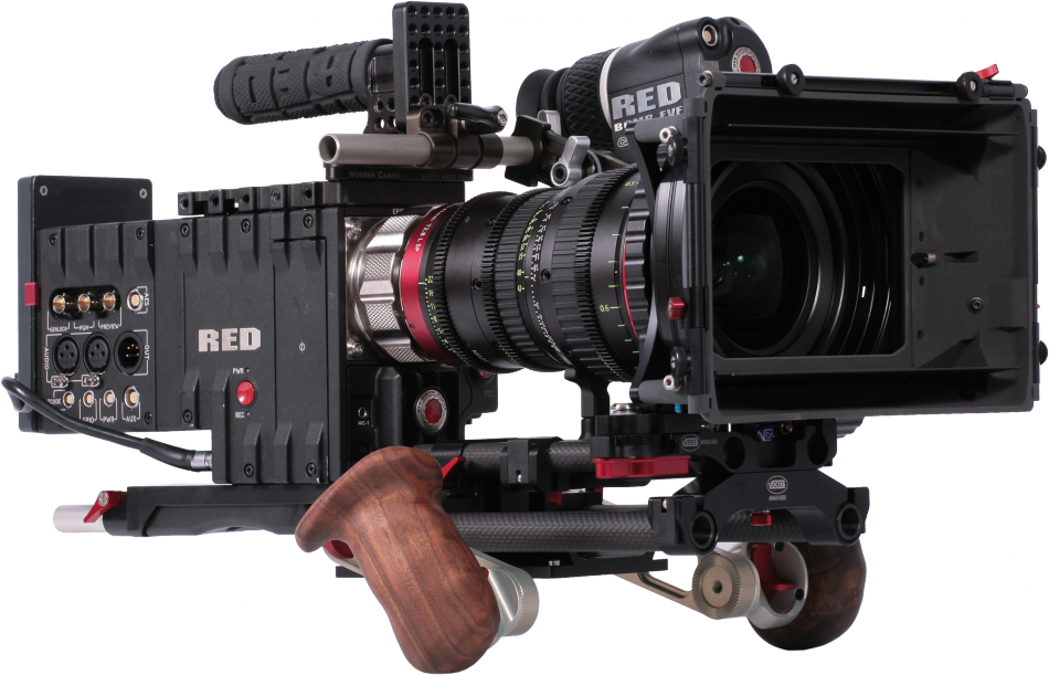 Professional R E D Digital Cinema Camera Setup PNG image