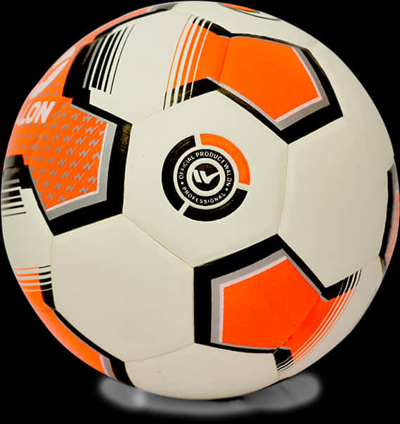 Professional Soccer Ball Design PNG image