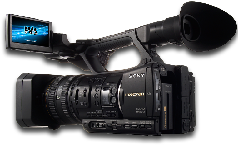 Professional Sony Camcorder PNG image