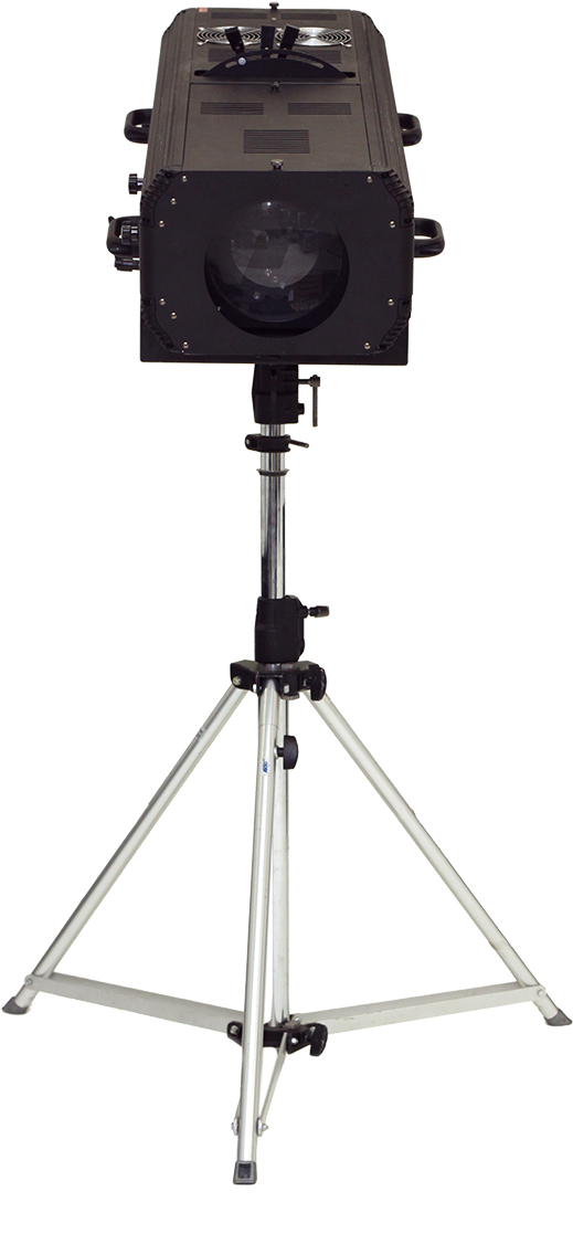 Professional Stage Spotlighton Tripod Stand PNG image