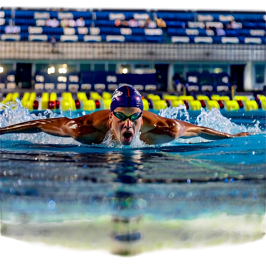 Professional Swimmers Racing Png 06262024 PNG image