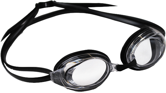 Professional Swimming Goggles PNG image