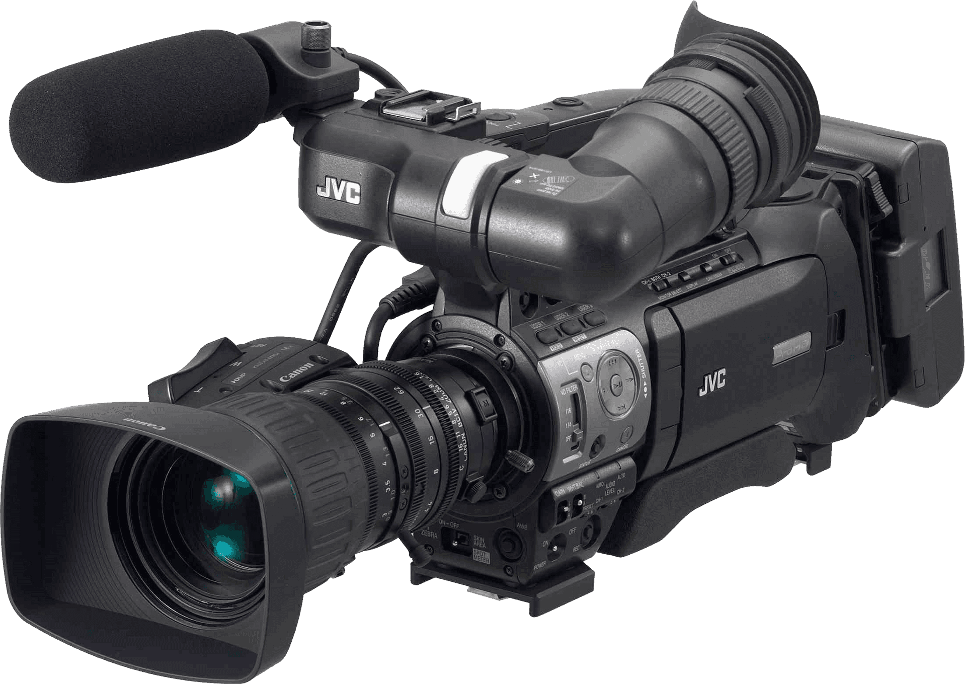 Professional Video Camera Equipment PNG image