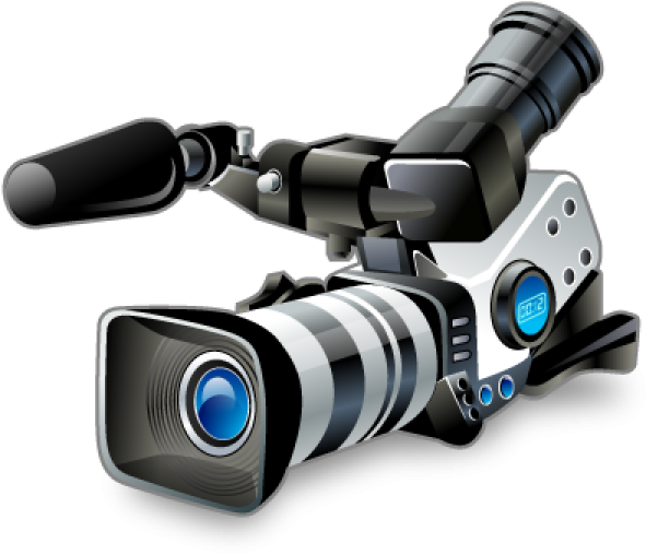 Professional Video Camera Illustration PNG image