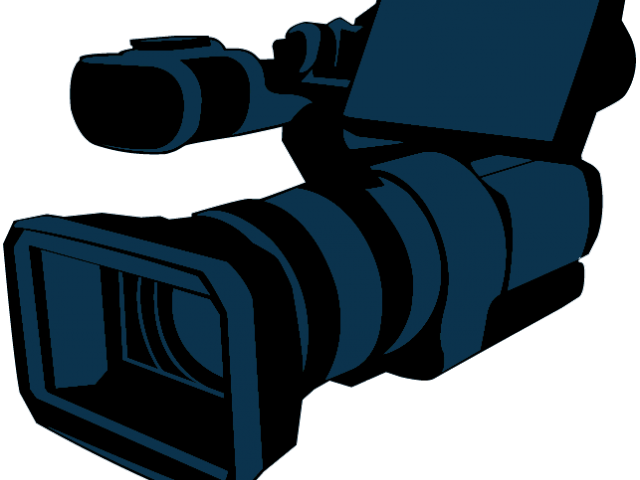 Professional Video Camera Silhouette PNG image