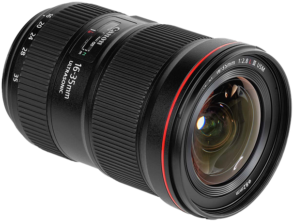 Professional Wide Angle Lens PNG image