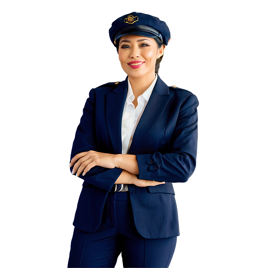 Professional Woman Pilot Png 06252024 PNG image