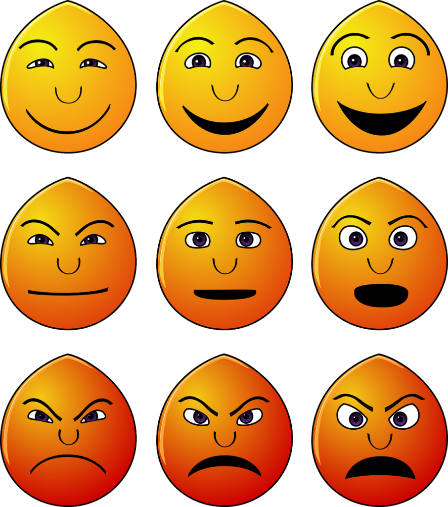 Progressionof Anger Emoji Set PNG image