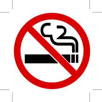 Prohibition Sign Redand Black PNG image