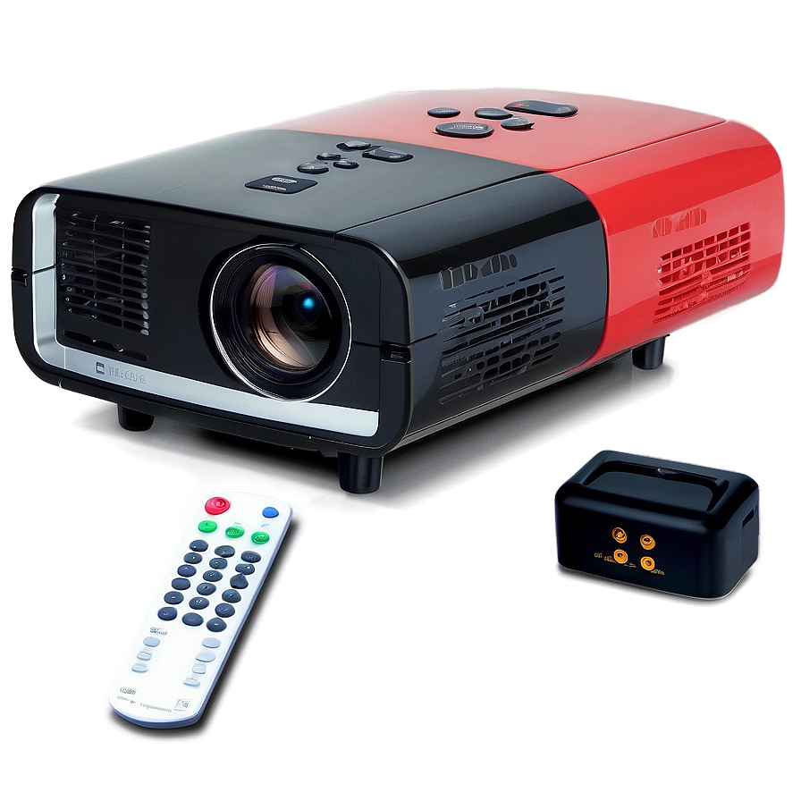 Projector With Remote Control Png 06122024 PNG image