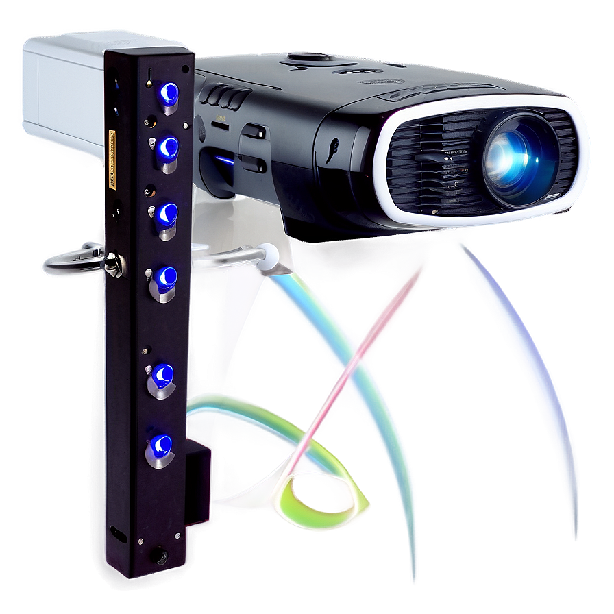 Projector With Remote Control Png 06122024 PNG image