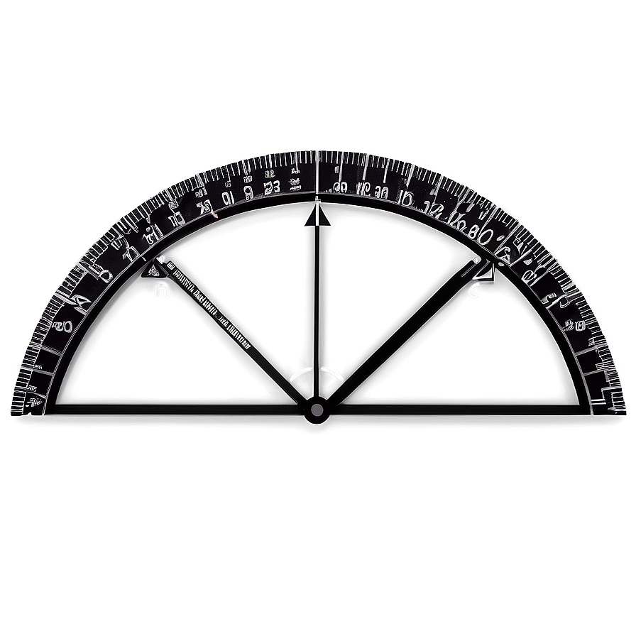 Protractor Outline Png Mgl84 PNG image