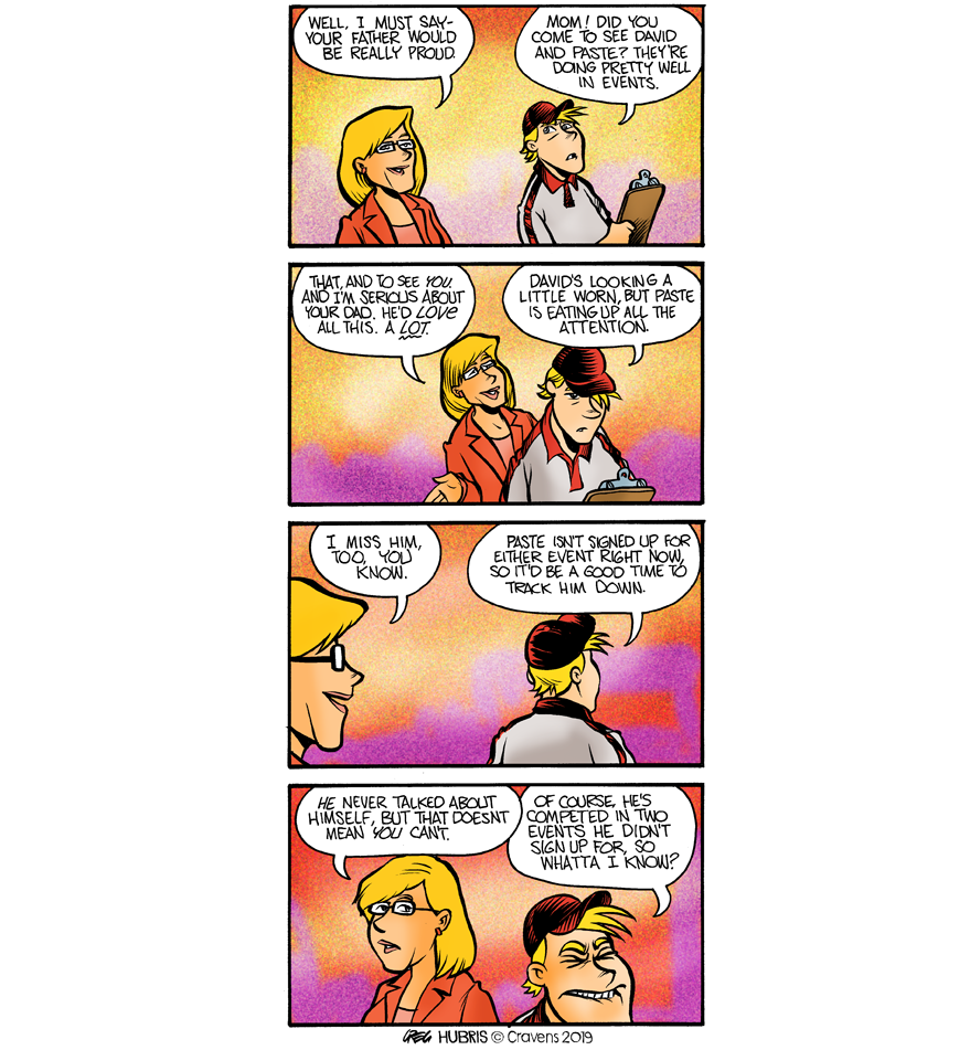 Proud Mother Comic Strip PNG image