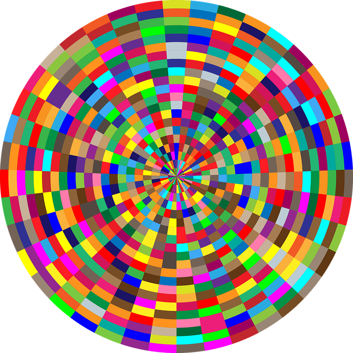 Psychedelic_ Color_ Wheel PNG image