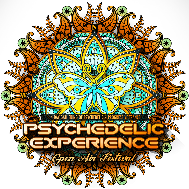 Psychedelic Experience Festival Poster PNG image