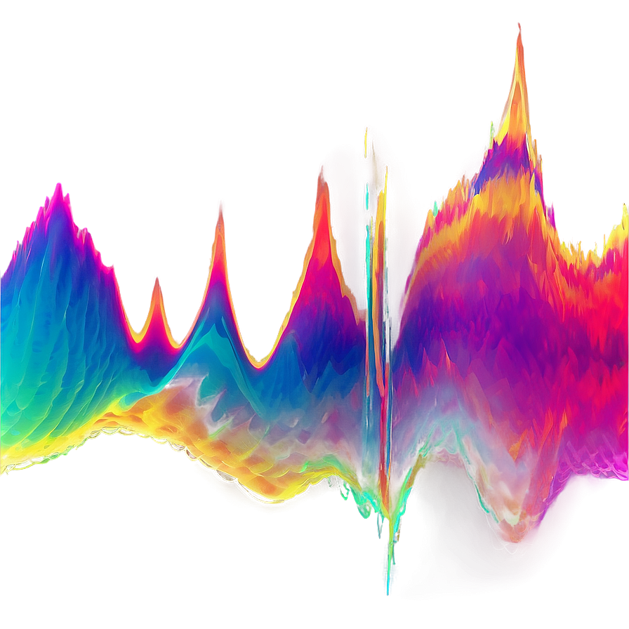 Psychedelic Sound Wave Png 05232024 PNG image