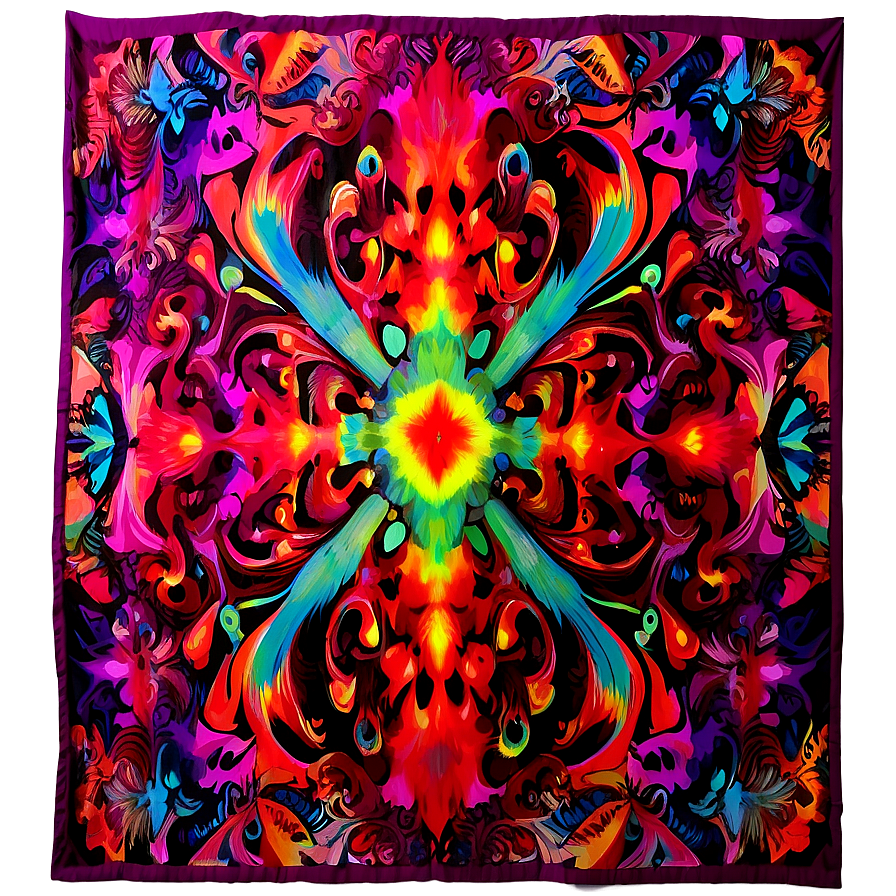 Psychedelic Tapestry Png Lab PNG image