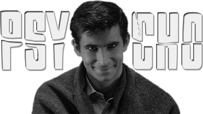 Psycho Movie Character Portrait PNG image