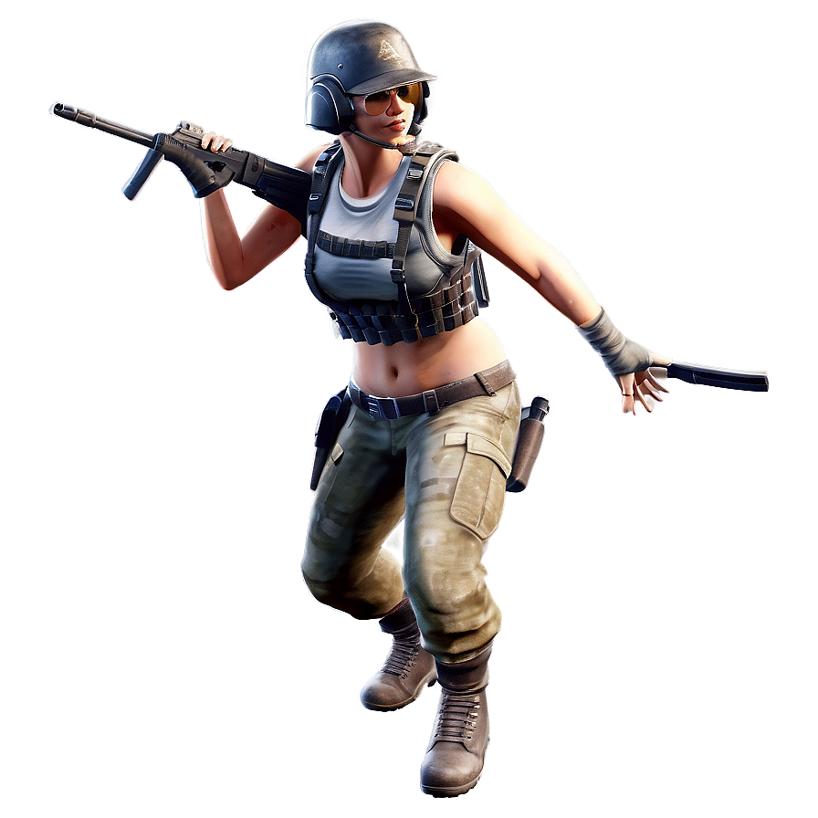 Pubg Character Action Pose Png 90 PNG image