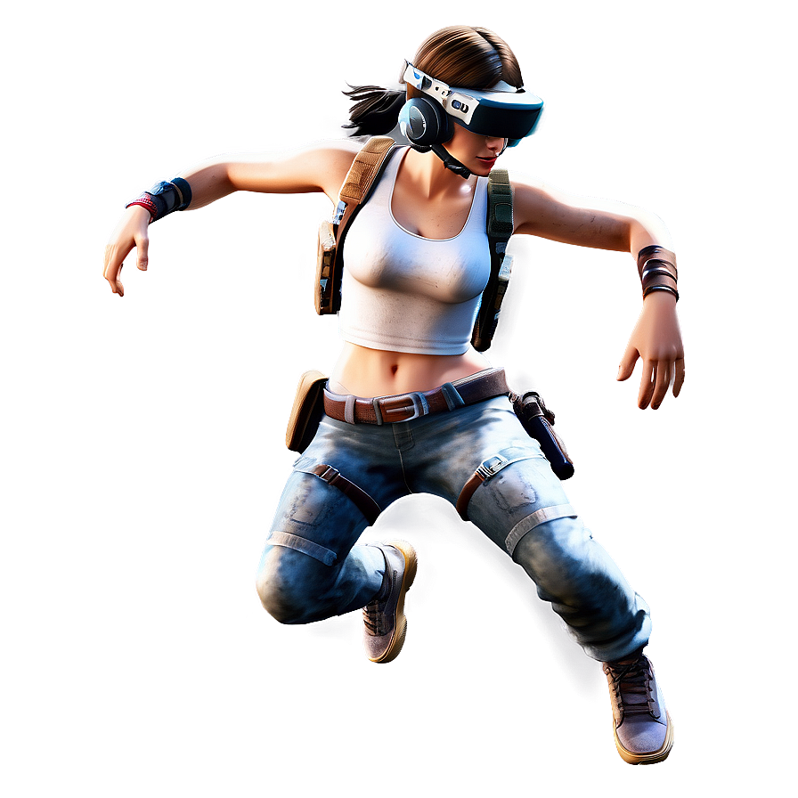 Pubg Character Jumping Png 06262024 PNG image