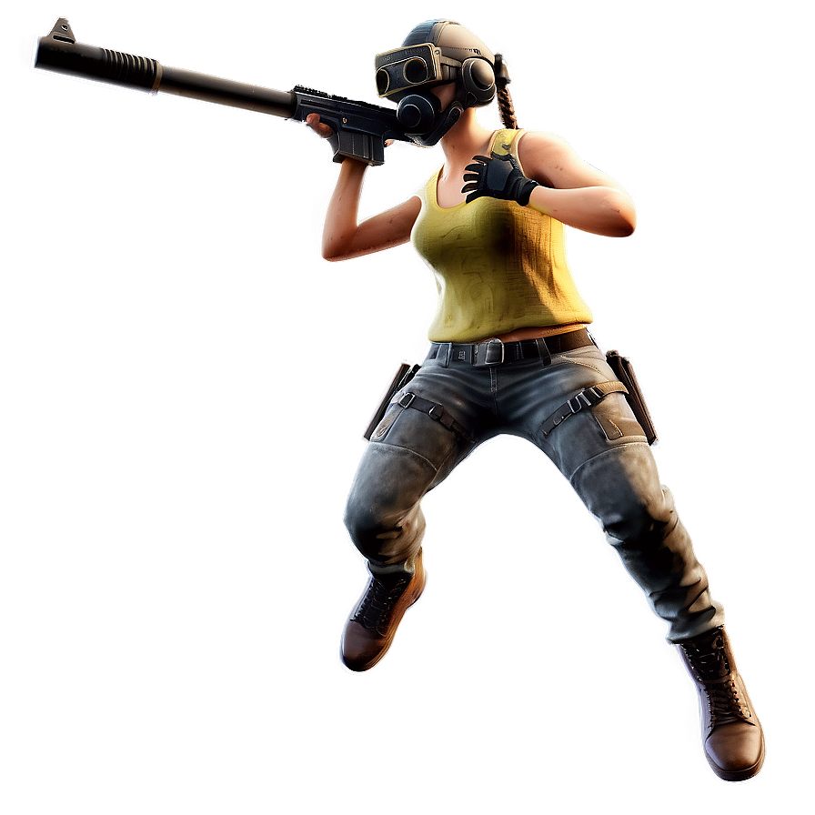 Pubg Character Jumping Png Vtu PNG image