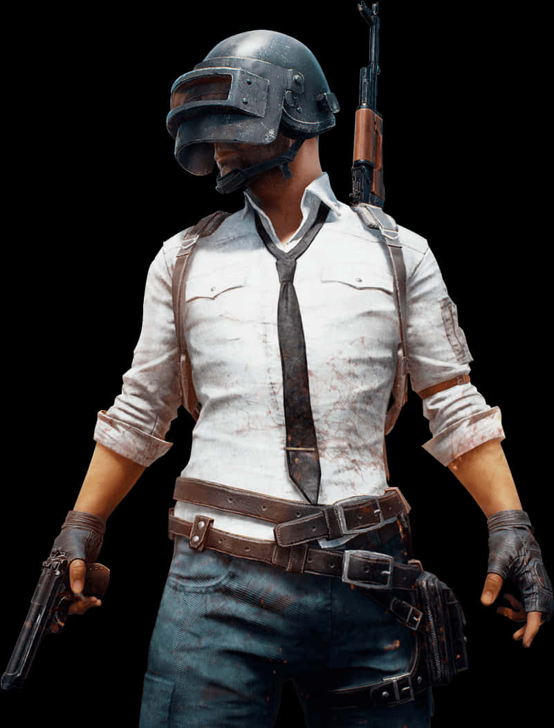 Pubg Character Ready For Battle PNG image