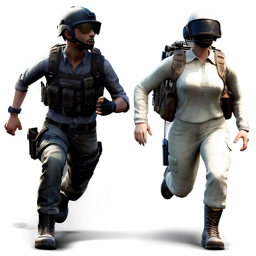 Pubg Character Running Png 24 PNG image