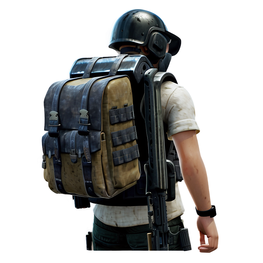 Pubg Character With Backpack Png 06262024 PNG image