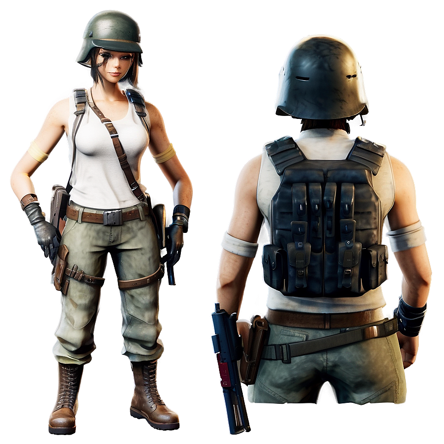 Pubg Character With Kar98k Png 98 PNG image