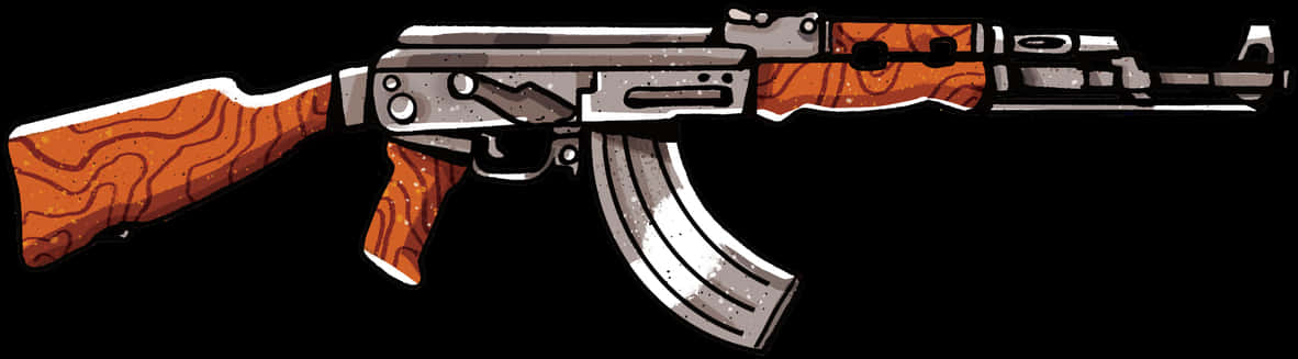 Pubg Classic Assault Rifle PNG image