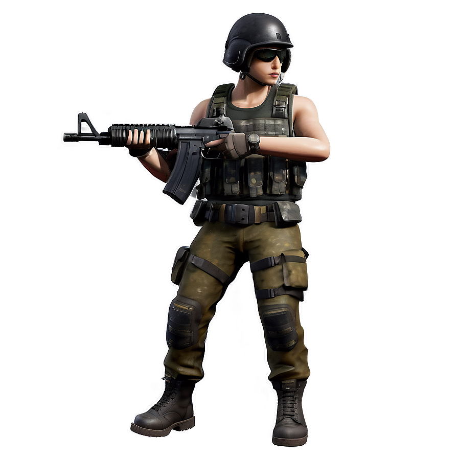 Pubg Commando Skin Png Kid64 PNG image