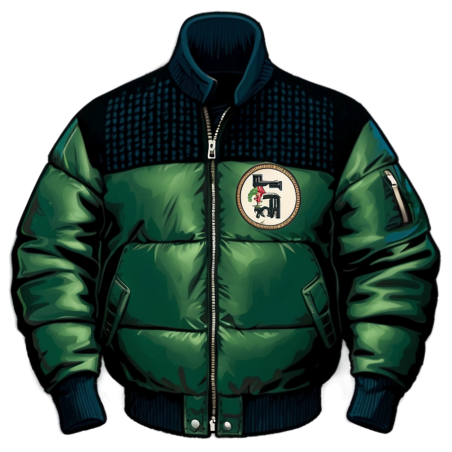 Puffer Style Bomber Jacket Png 06282024 PNG image