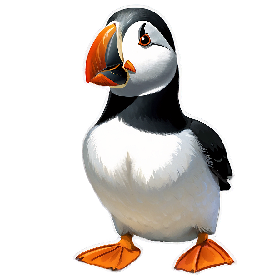 Puffin Cartoon Png 37 PNG image