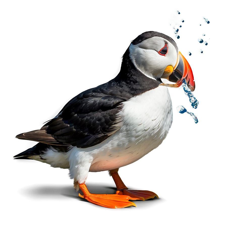 Puffin Eating Fish Png 26 PNG image