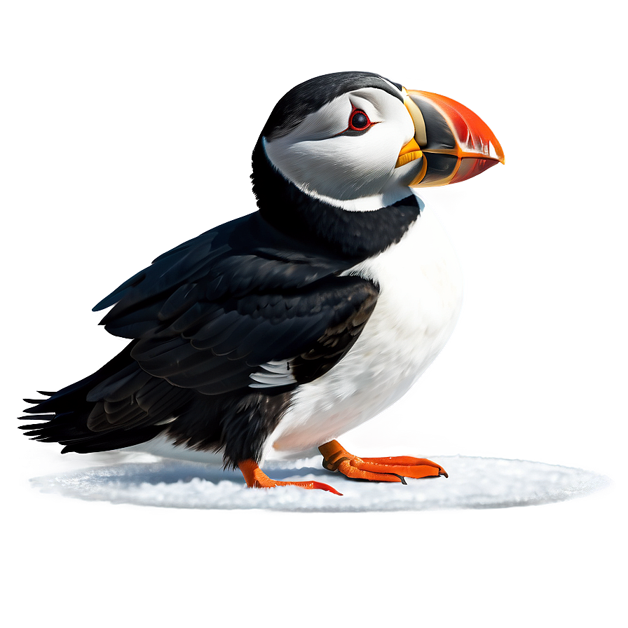 Puffin In Snow Png Hnf78 PNG image