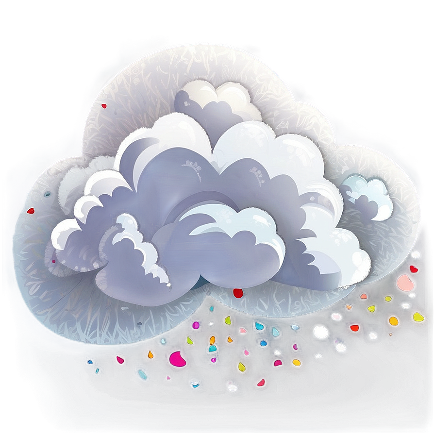 Puffy Cloud Vector Png Tmr54 PNG image