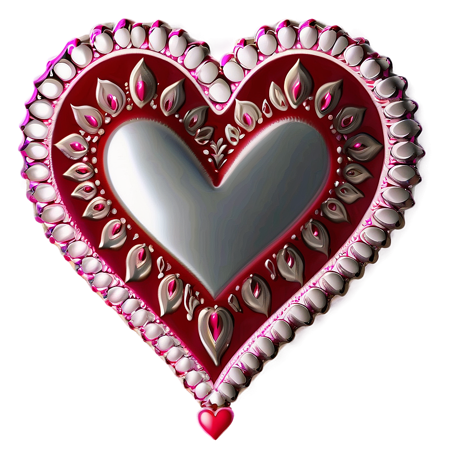 Puffy Heart Border Png Ggp PNG image