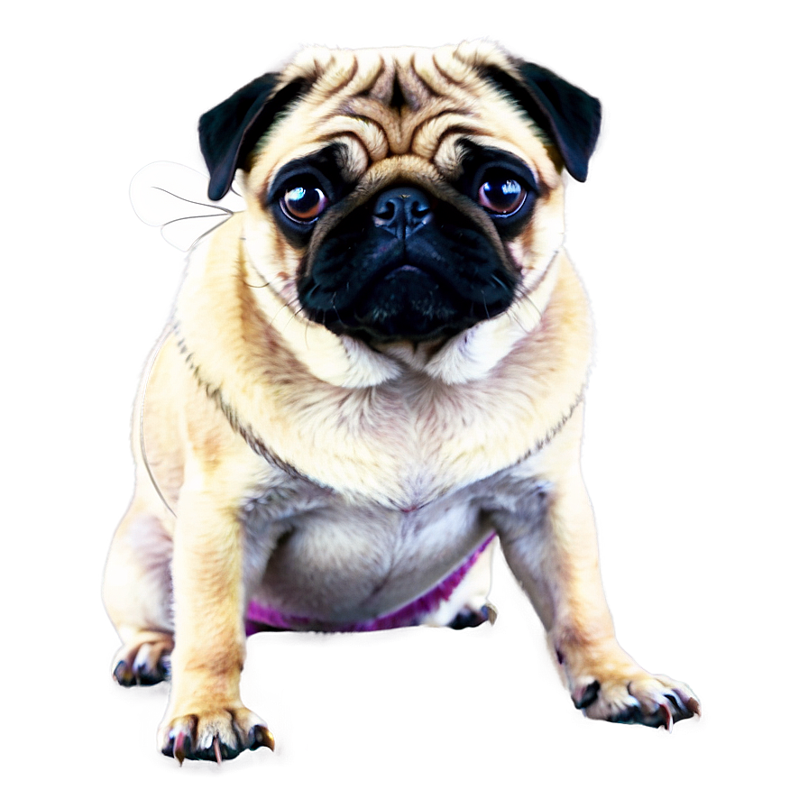 Pug And Butterfly Png Fll10 PNG image