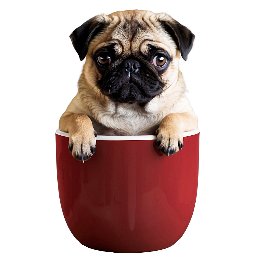 Pug In A Cup Png Gtl PNG image