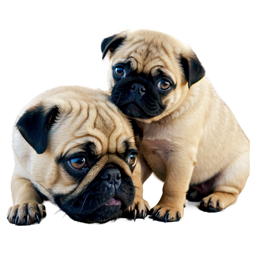 Pug Puppy Love Png Eeb PNG image