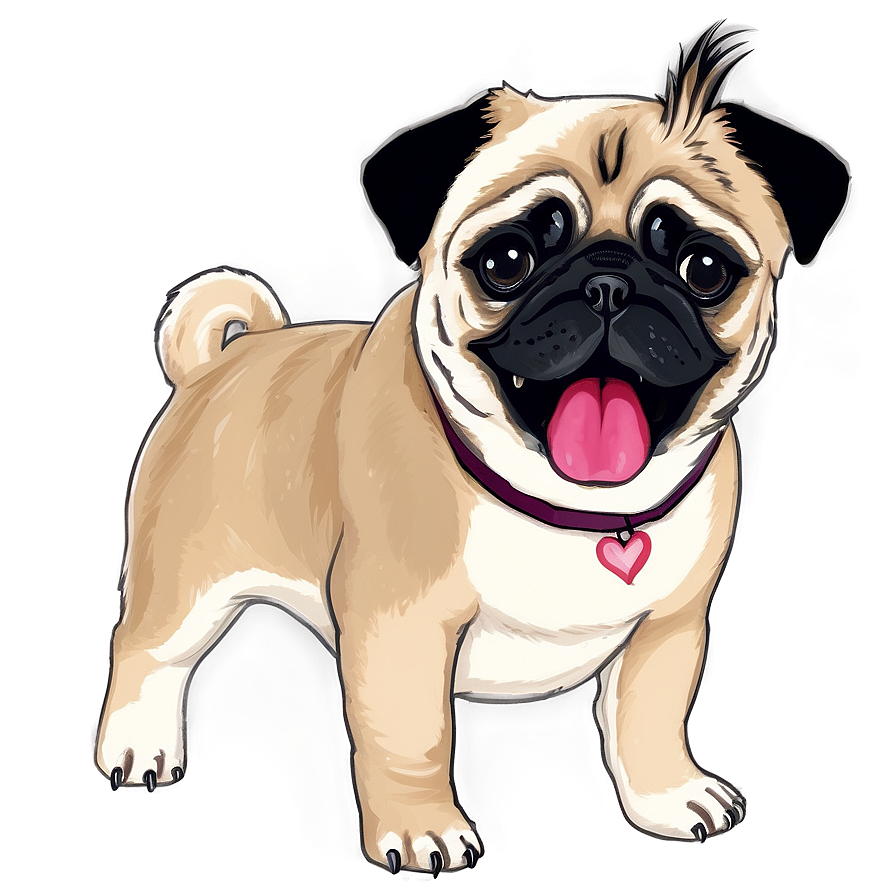 Pug Puppy Yawn Png 76 PNG image