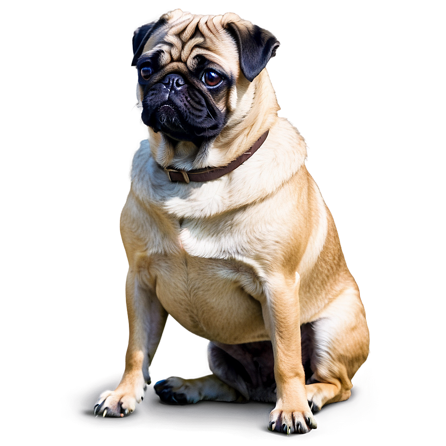 Pug With Book Png Woe PNG image