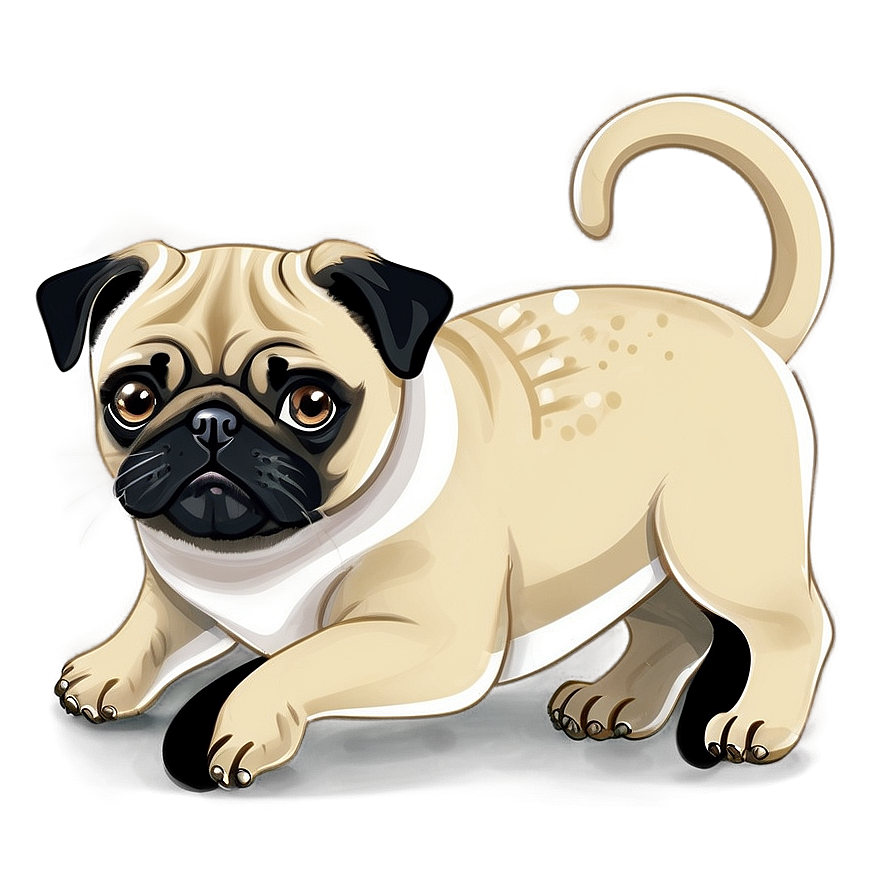 Pug With Kitten Png 20 PNG image