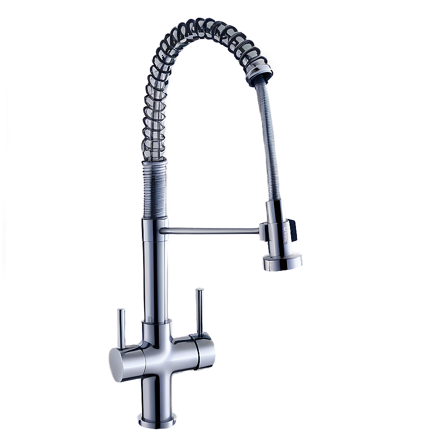 Pull-down Spray Kitchen Tap Png 06262024 PNG image