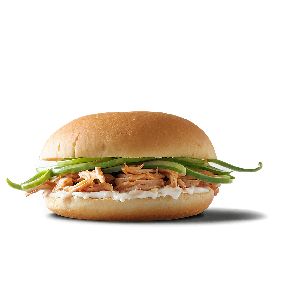 Pulled Chicken Sandwich Png 59 PNG image