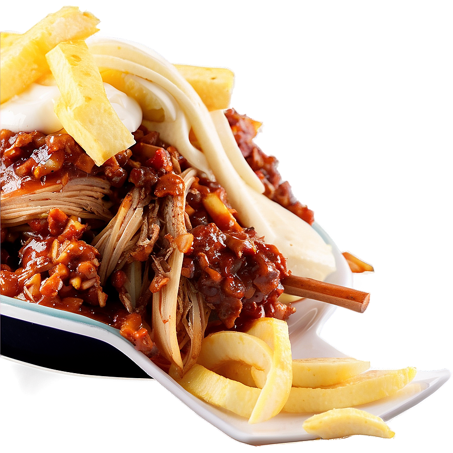 Pulled Pork Poutine Creation Png 90 PNG image